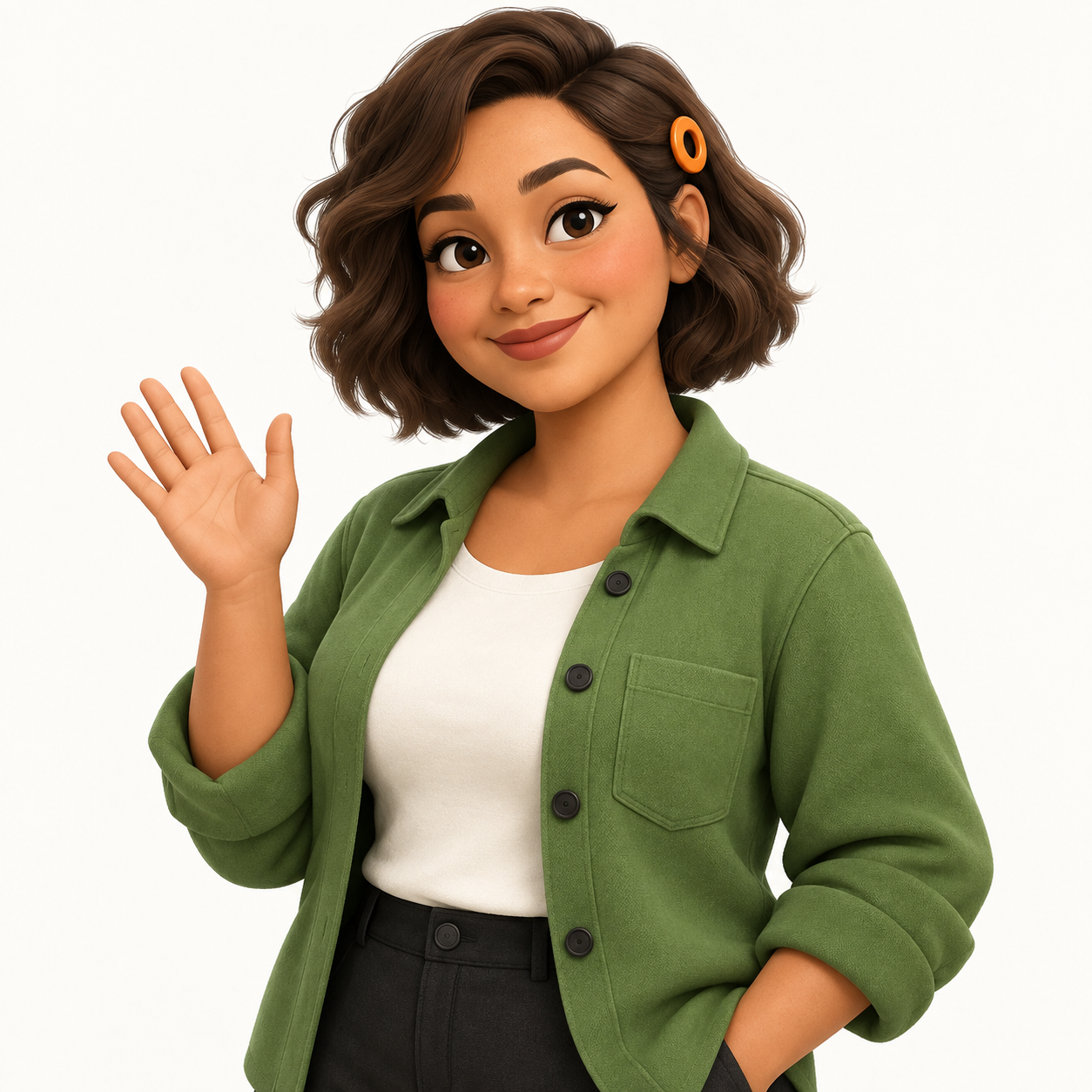 Cee Cee, County Connect’s illustrated AI assistant